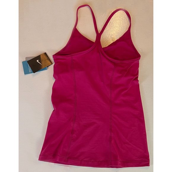 Nike Dri-Fit Small Pink Active Sportswear Workout Tank Top Athletic NEW NWT - Picture 2 of 8